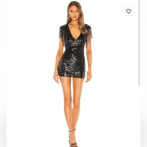 Superdown Carley Fridge mini dress size small